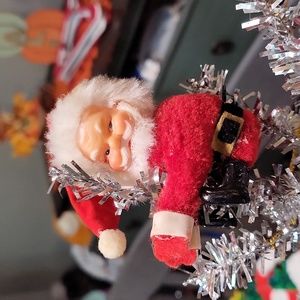 Vintage Santa pencil hugger
